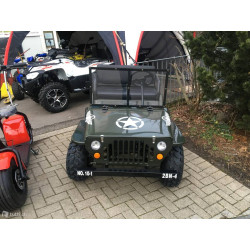Elektro Kinder Willys-Jeep, mit 1200 Watt Elektromotor und Differential
